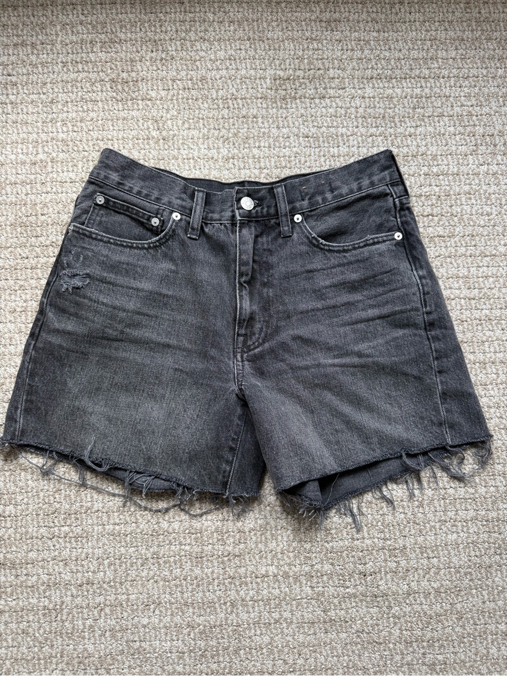 Madewell Women's Relaxed Mix-Length Denim Shorts